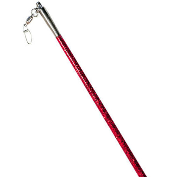 Stab 60cm Pastorelli col. Glitter Red Grip Black FIG Art. 00406